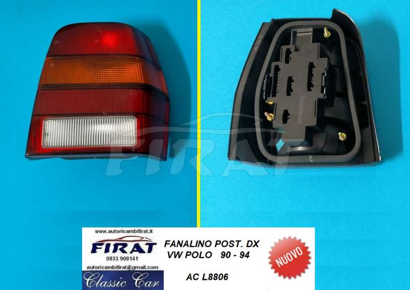 FANALINO VW POLO 90 - 94 POST.DX C/P (L8806)